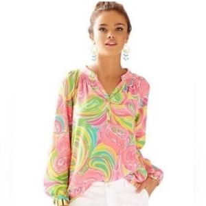 Silk Elsa lilly pulitzer size L All Nighter